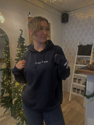 Live Free Hoodie - Simply Sunflowers