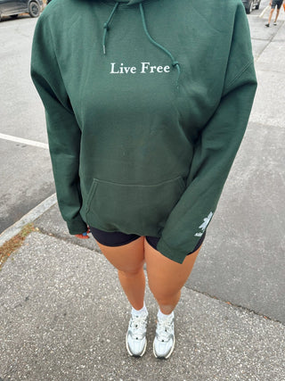 Live Free Hoodie - Simply Sunflowers