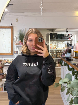 Live Free Hoodie - Simply Sunflowers