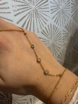 Looking Luxe Hand Chain - Simply Sunflowers