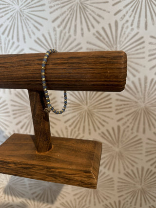 Louise Blue and Gold Bracelet - Simply Sunflowers