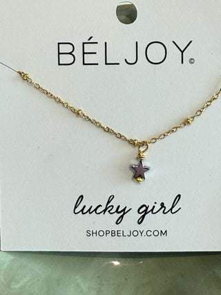 Lucky Girl - Gift Necklace - Simply Sunflowers
