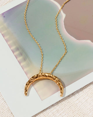 Lunula Amulet Necklace - Simply Sunflowers