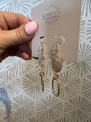 Lustre Loop Earrings - Simply Sunflowers