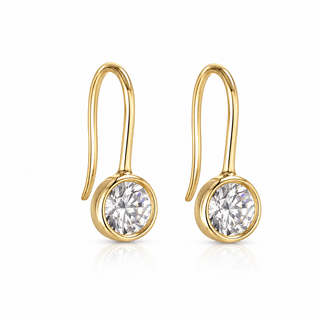 Lyla Bezel Earring - Simply Sunflowers