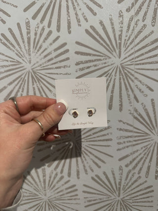 Madison Pink Studs - Simply Sunflowers