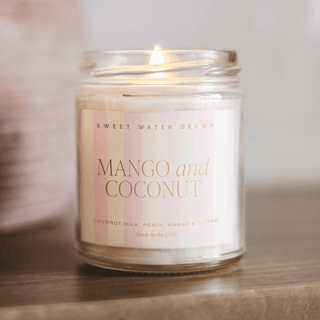 Mango and Coconut Candle - Simply Sunflowers