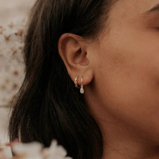 May Raindrop Hoops - Simply Sunflowers