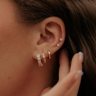 May Raindrop Hoops - Simply Sunflowers