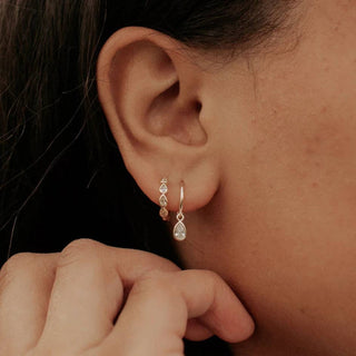 May Raindrop Hoops - Simply Sunflowers