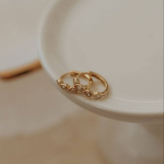 May Raindrop Hoops - Simply Sunflowers