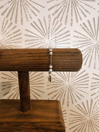 Mediterranean Floral Beaded Bracelet - Simply Sunflowers