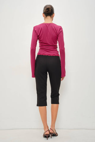 Mika Wrap Top - Simply Sunflowers