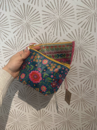 Mini Recycled Pouch - Simply Sunflowers