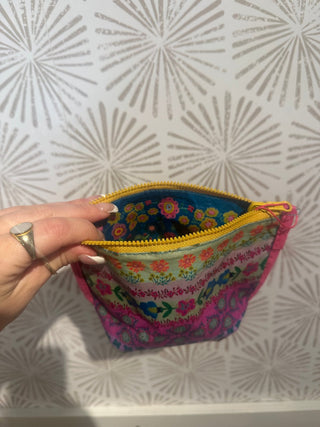 Mini Recycled Pouch - Simply Sunflowers