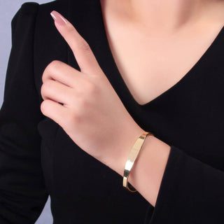 Minimalist Cuff Bracelet - Simply Sunflowers