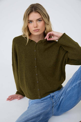 Mocha Cardigan - Simply Sunflowers