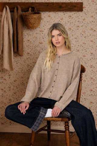 Mocha Cardigan - Simply Sunflowers
