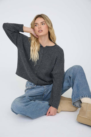 Mocha Cardigan - Simply Sunflowers