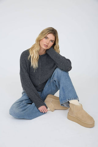 Mocha Cardigan - Simply Sunflowers