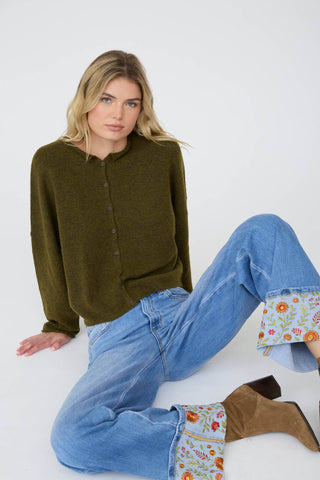 Mocha Cardigan - Simply Sunflowers