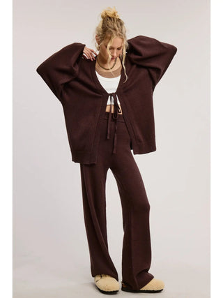 Mocha Knit Set - Simply Sunflowers