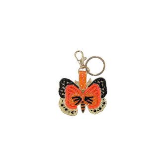 Monarch Butterfly Seed Bead Charm Keychain - Simply Sunflowers