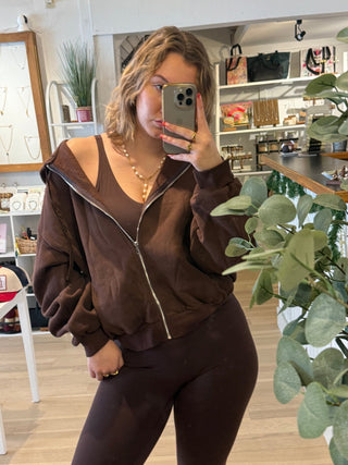 Morning Brew Zip Up - Simply Sunflowers