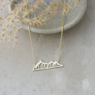 Mountain Range Necklace - Simply Sunflowers