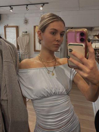 Nantucket Ruched Top - Simply Sunflowers