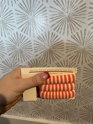 Neon Striped Hair Ties - Simply Sunflowers