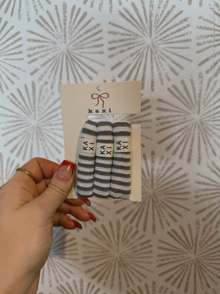 Neon Striped Hair Ties - Simply Sunflowers