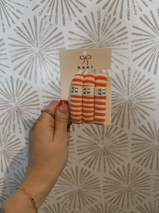 Neon Striped Hair Ties - Simply Sunflowers