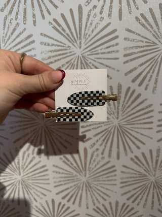 Neutral Makeup Barrettes - Simply Sunflowers