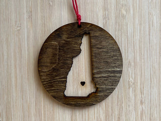 New Hampshire Wooden Ornament - Simply Sunflowers