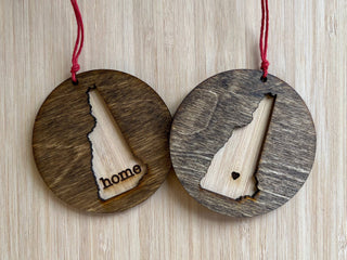 New Hampshire Wooden Ornament - Simply Sunflowers