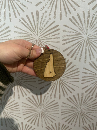 New Hampshire Wooden Ornament - Simply Sunflowers