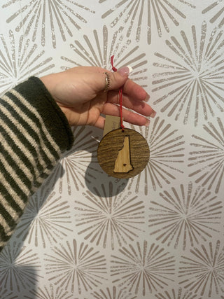 New Hampshire Wooden Ornament - Simply Sunflowers