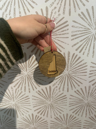 New Hampshire Wooden Ornament - Simply Sunflowers