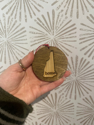 New Hampshire Wooden Ornament - Simply Sunflowers