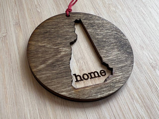 New Hampshire Wooden Ornament - Simply Sunflowers