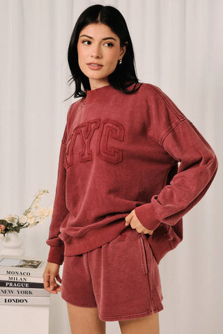 NYC Mockneck - Simply Sunflowers