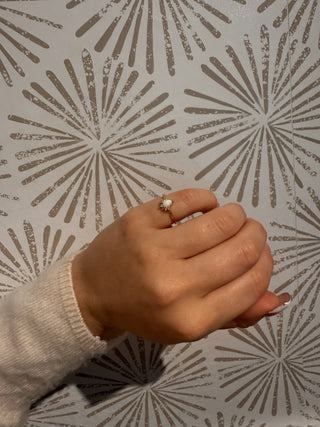 Opal Burst Gold Ring - Simply Sunflowers