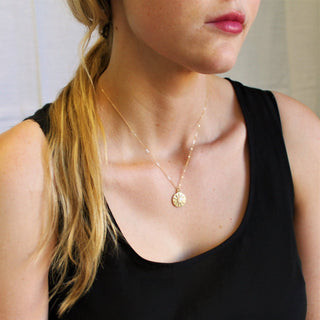 Opal Sun Necklace - Simply Sunflowers