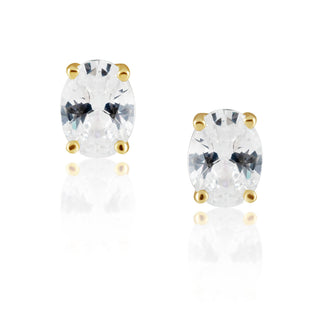 Oval Cut Studs - Simply Sunflowers