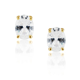 Oval Cut Studs - Simply Sunflowers