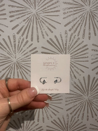 Paloma Silver Studs - Simply Sunflowers