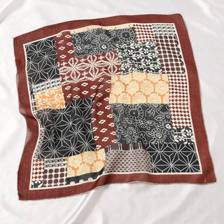 Patchwork Silk Scarf - Simply Sunflowers