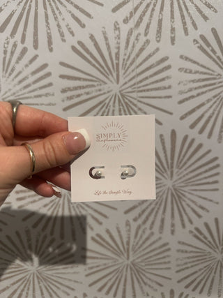 Payton Pearl Earrings - Simply Sunflowers