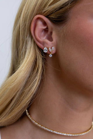 Pear Cut Studs - Simply Sunflowers